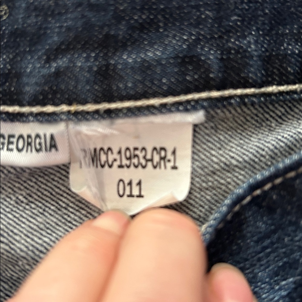 Cruel Girl Georgia Dark Wash‎ Low Rise Bootcut Stretch Jeans Junior Size 11 - Picture 4 of 8